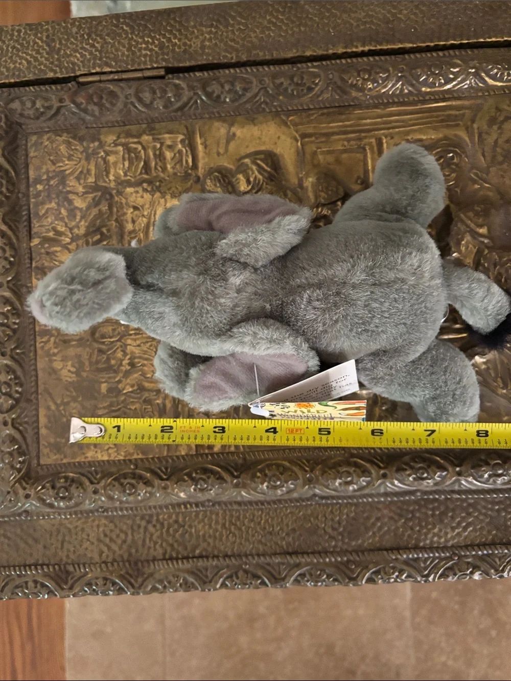 NWT Plush Gray Elephant Stuffed Animal